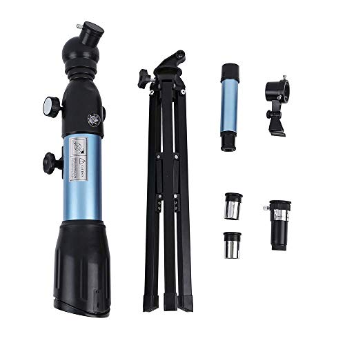 Telescopio astronómico refractor para niños con trípode portátil miniatura 4