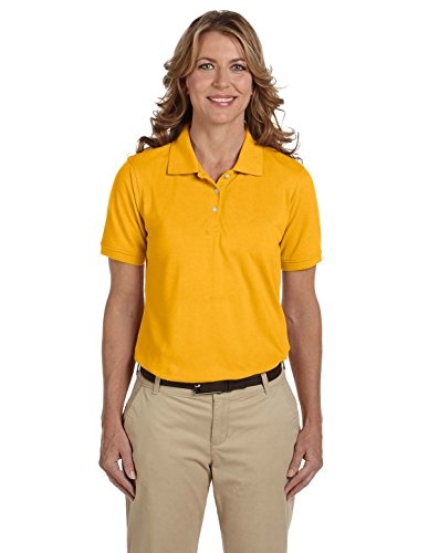 Harriton M265W Ladies Polo Sunray Yellow Medium #TOP2
