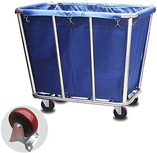 Shelf Movable Trolleys Removable Bags With Laundry Basket Laundry Collector Linen Cart Hotel Rolling Laundry Sorter Storage Cart