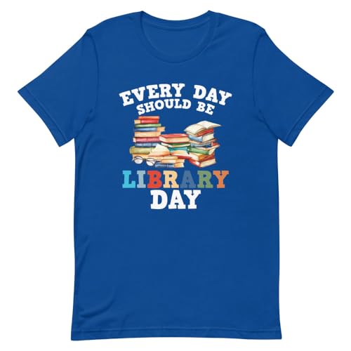Humorous Library Day haut confortable résistant pour bibliothécaire active