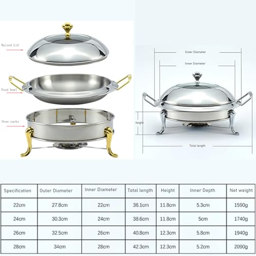 Réchauffeur de buffet pour garder vos grands plats chauds à table - 8