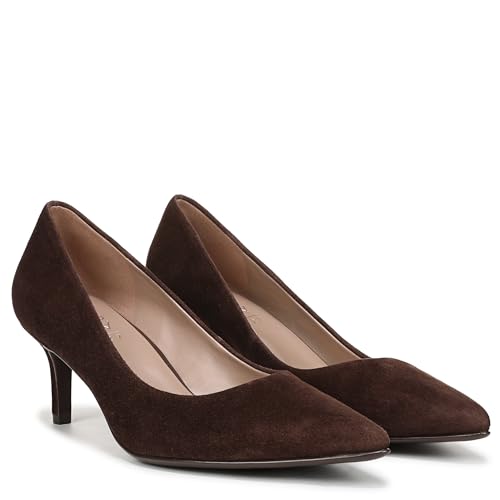 Image of Naturalizer Women's Everly Pump Chocolate Brown Suede 8 M
