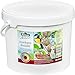 Eimer günstig Kaufen-Dehner Natura Premium Meisenknödel ohne Netz, Insektenknödel, ganzjähriges Wildvogelfutter proteinreich / energiereich, im Eimer, 100 Stück je 90 g (9 kg)