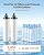 VEVOR Gravity-fed Water Filter System, 3G 304 Stainless-Steel Countertop Water Filtration System, Reduces Lead and up to 99% of Chlorine, with 2 Ceramic Carbon Filters, and Spigot, for Home Camping RV
