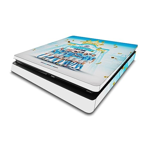 Autocollant PS4 Slim Manchester City Champions 2023 sticker console