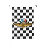 Indiana indy 500 flag Polis Motor Speedway Racing Fans 12x18 Inch Garden Flags Party Garden Yard Banner Indoor Outdoor Home Decor