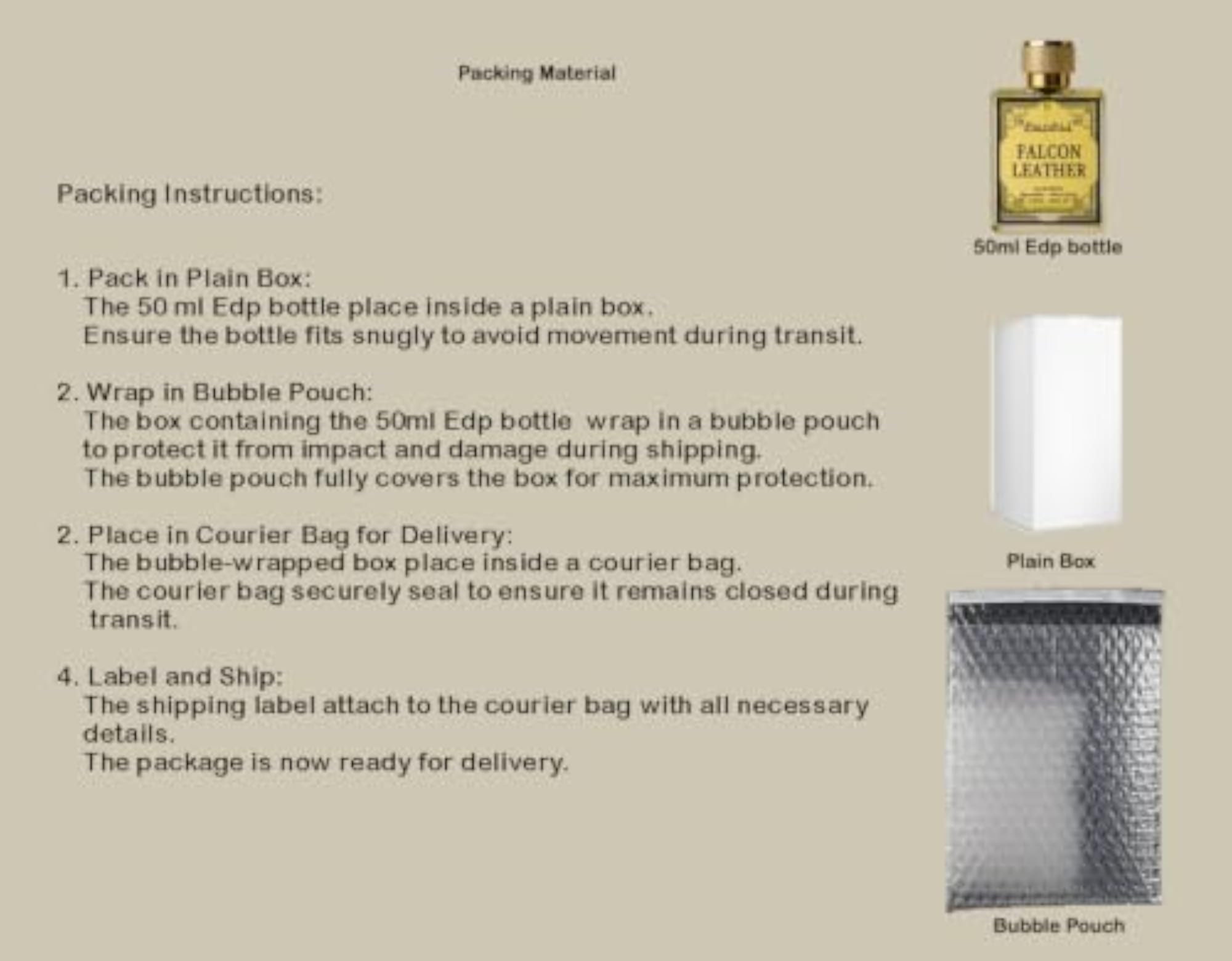 Falcon Leather Eau De Parfum, 50ml