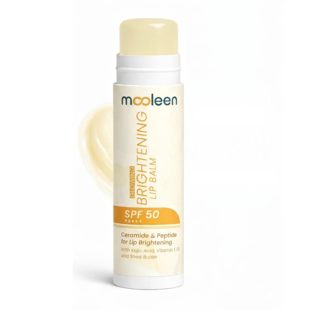 Brightening Lip Balm SPF 50 PA+++ for Smokers | Kojic Acid, Ceramide, Peptides & Vitamin E | Helps Reduce Lip Pigmentation & Dryness | Hydrating Lip Balm for Dark Lips-image-48