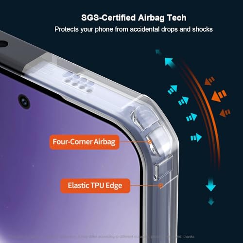 Image of NSTAR Shock Proof Clear Protective Back Case for Redmi Note 15 5G | Acrylic Crystal Clear 360 Degree Protection- (PC & TPU, Black Bumper)