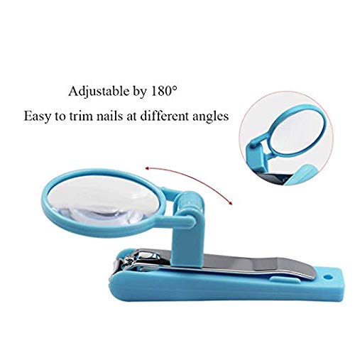 Nail Cutter With Magnifying Glass, Extra Large Nail Clipper, Stainless Steel Fingernail Magnifier Scissors Toenails Clippers For Elderly, Children #TOP1