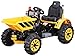 Produktbild Actionbikes Motors Kinder Radlader JS328C 2 x 25 Watt Motor Elektro Lader Kinderauto Kinderfahrzeug Spielzeug für Kinder Kinderspielzeug (Gelb)
