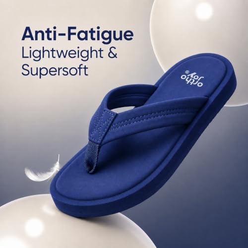 Image of ORTHO JOY Men Doctor Ortho slippers | Extra Soft comfortable and stylish flip flop slippers for Men in exciting colors |Lightweight | Anti Skid | Daily Use Chappal