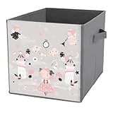 Cubes de rangement pliables : ces organisateurs de rangement sont des bacs de rangement pliables, robustes et légers qui peuvent être facilement rangés lorsqu'ils ne sont pas utilisés. — Chaque cube de rangement pliable possède sa propre poignée latérale durable pour une portabilité facile.