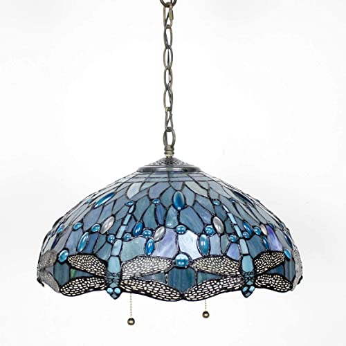 Image of WERFACTORY Tiffany Lamp Series Stained Glass Style Lampshade Decorative Living Room Bedroom