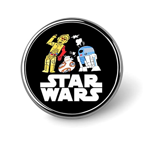 バッジ 円形 スターウォーズ 徽章 ピンバッジ 胸章 ブローチ おしゃれ ボタンバッジ バッグ飾 かわいい アクセサリー 工芸品 男女兼用 プレゼント 25mm