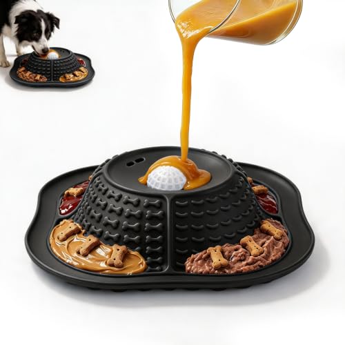 Lick Mats for Dogs,Slow Feeder Dog Bowl For Liquid Treat Wet Food,200ML