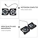 Mobestech Portable Foldable Laptop Cooling Pad Fans Lightweight Notebook Cooler Mat Energy-Saving Fan - Design for Heat Dissipation Material Black