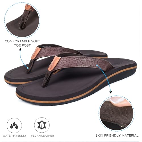 Image of AEROTHOTIC Beach Sandals for Woman Non Slip Flip Flops Quick Dry Slippers