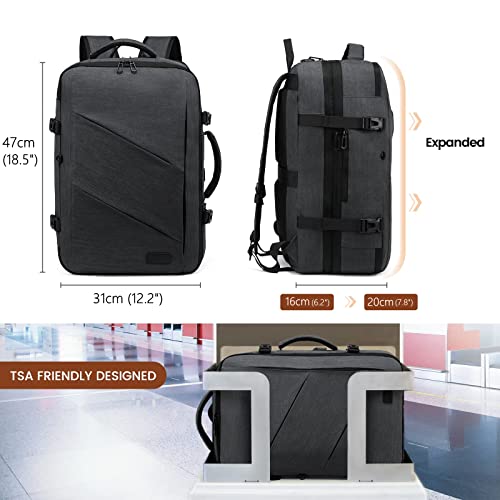 Sac A Dos Voyage Cabine : LOVEVOOK Sac à Dos Cabine 30L, Grand Sac a Dos Voyage Avion Homme Fem... – Image 6