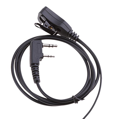Image of 2 PIN PTT MIC Headphone Headset Earpiece for Baofeng UV-5R Kenwood Wouxun Radio
