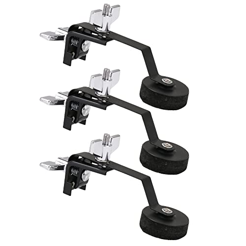 Bstinay Metal Drum Damper Mute Silencer (3PCS)