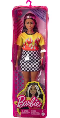 Muñeca Barbie Fashionistas Curvy con Accesorios miniatura 6