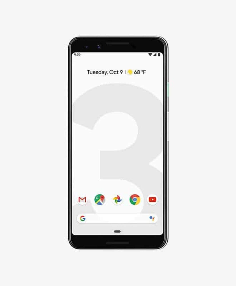 Google Pixel 3, 128GB, White, SIM Free