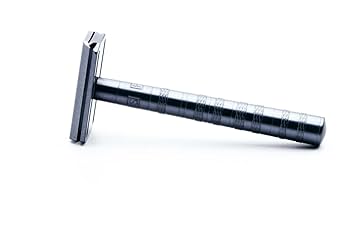 HENSON SHAVING AL13 AGGRESSIVE（GREY） Henson Shaving AL13 Aggressive Gray Safety Razor – Grown Man