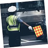 MUELODSIC 2 Szt Flagi Flagi Boiska Liniowego Piłkarska Dla Sędziów Sędzia Liniowy Ostrzegawcza Żółta Sprzęt Sędziowski Sygnał Materiały Boiska Piłkarskiego Szkolenia