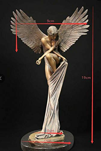 Redemption Angel Creative Sculpture- Angel Wings Floating Sculpture, Angel Art Wall Sculpture, 3D Angel Art Statue Decor, Christianity Figurine,Fairy Decorations for Home Living Room Bedroom - Thumbnail 6