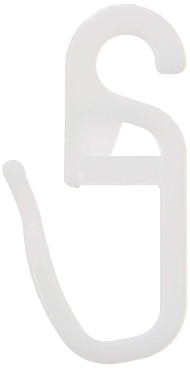 Gardinia Folding Hooks POM Quality Raw White Pack of 10 for Diameter 16 mm 10