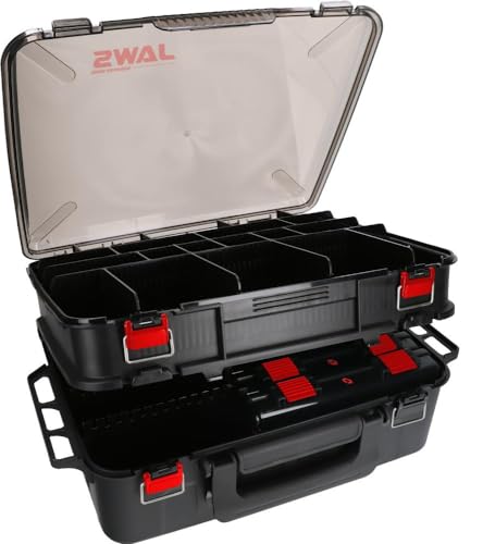 Dimensioni: 47 x 34 x 19 cm Mikado 2 valigie da pesca, 47 x 34 x 19 cm