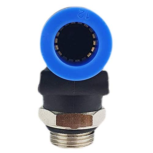 Pneumatik Winkel-Steckverschraubung - Push In Steckverbinder - zylindrisch - (G 1/4 x 6mm)