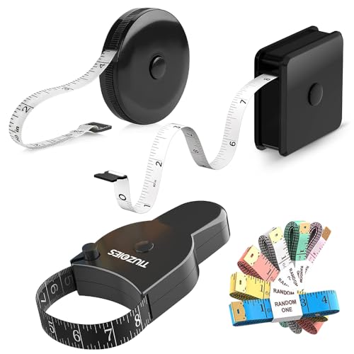 Tape Measure 3+1 Pack Body Measuring Tape 60inch (150cm), Lock Pi...