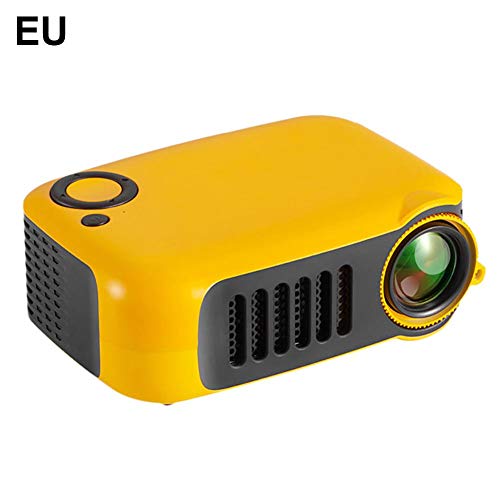 Luckybaby A2000 Mini projecteur LCD, Dispositif de Projection portatif de Divertissement de Soutien 1080P HD LED de Haut-Parleur intégré de HiFi pour Le théâtre à la Maison, éducation des Enfants