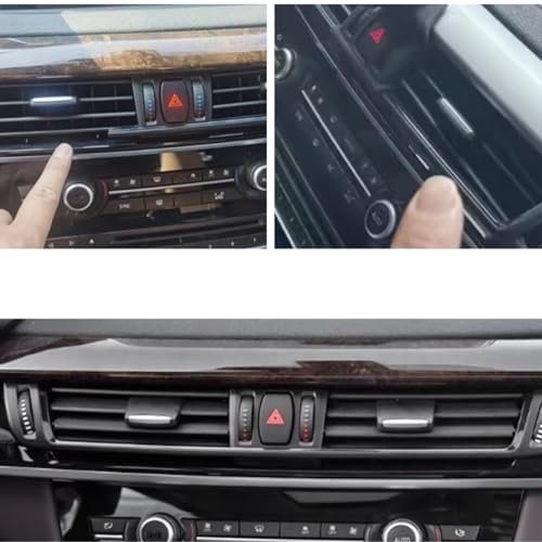 Rejilla de ventilación de salpicadero compatible con coche X6 M F86 central 5