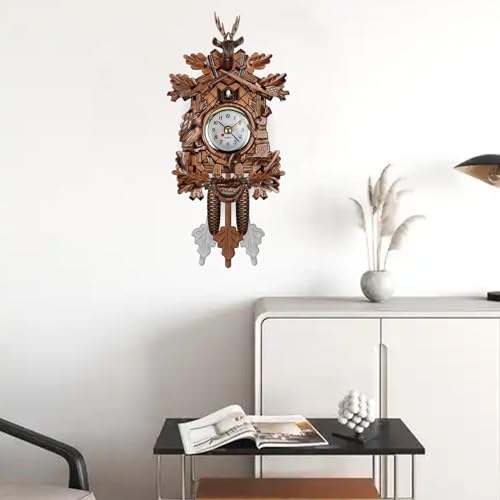 Reloj de cuco para pared que elimina cables molestos usando batería 6