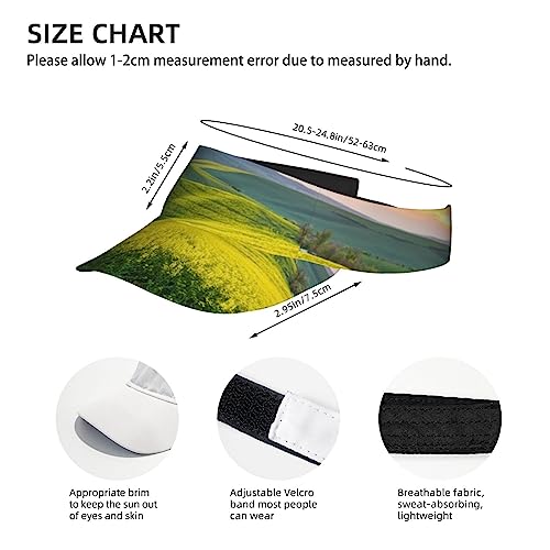 Sport Sun Visors For Women Sun Visor Hats For Men Women, Adjustable Sun Hat Summer Hat Empty Top Baseball Cap #TOP1