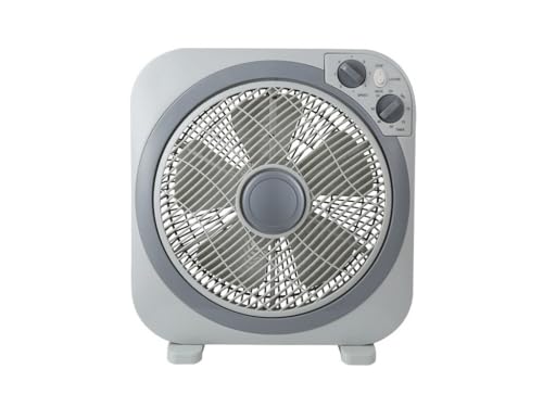 levitantes Ventilador de suelo tipo box 30 cm, 45W, difusor giratorio, ideal para refrescar espacios y mejorar la circulación del aire.