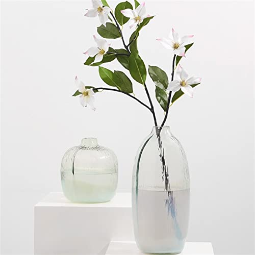 Vase fleur en verre stable pour petits espaces sans encombrer la pièce