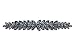 Faship Gorgeous Navy Blue CZ Crystal floral Hair Barrette