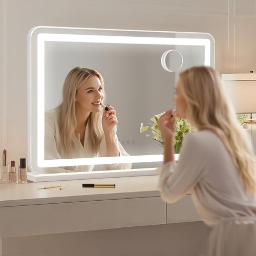 Espejo de Maquillaje con Luz LED 30.15x20.19 in miniatura 1