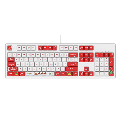 YU-NIYUT Wired Mechanical Keyboard 104 Keys Gaming Office Keyboard Computer Laptop Parts Exquisite and Beautiful Keycap for Mechanical Gaming Keyboard (ONLY KEYCAP)