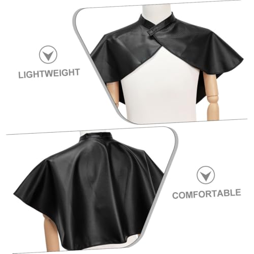 Capa para tintura de cabello 2 piezas negra impermeable miniatura 3