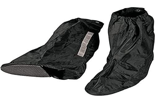 Generico - Kit Cubre Calzado de PVC Nylon para Moto Talla Unica Rain Dreams 4 Talla Unica cuña de Goma Tira Reflectante 91304