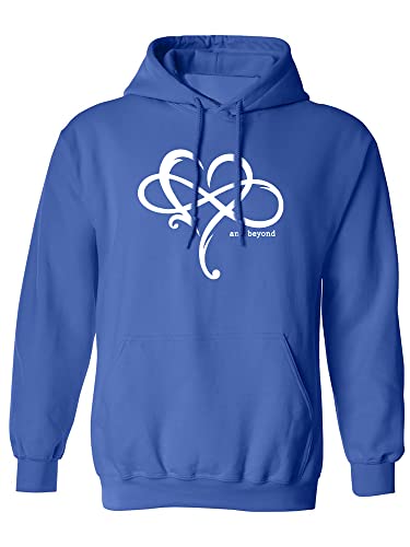 zerogravitee Heart Infinity and Beyond Adult Hooded Sweatshirt