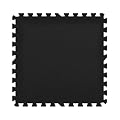 Flooring Inc's Puzzle Exercise Mats, EVA Foam Interlocking Floor Mats for Protective, Cushioned Workout Flooring for Home and Gym Equipment, Multiple Sizes & Colors (6, Black, 1/2" Thick)