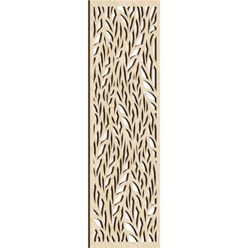 Image of Ortonville Decorative Pierced Fretwork Wood Wall Panels, 17 3 /8 inchW x 44 3 /8 inchH x 3 /8 inchT, Birch