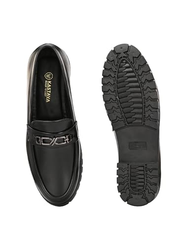 Image of KASTAVA KS 105 Ultra Comfort Breathable Cushioned Insole Slip-On | Lightweight Everyday Casual Loafers for Men