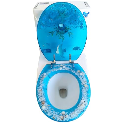 Siège de toilette fermeture lente et résine haute densité - 2